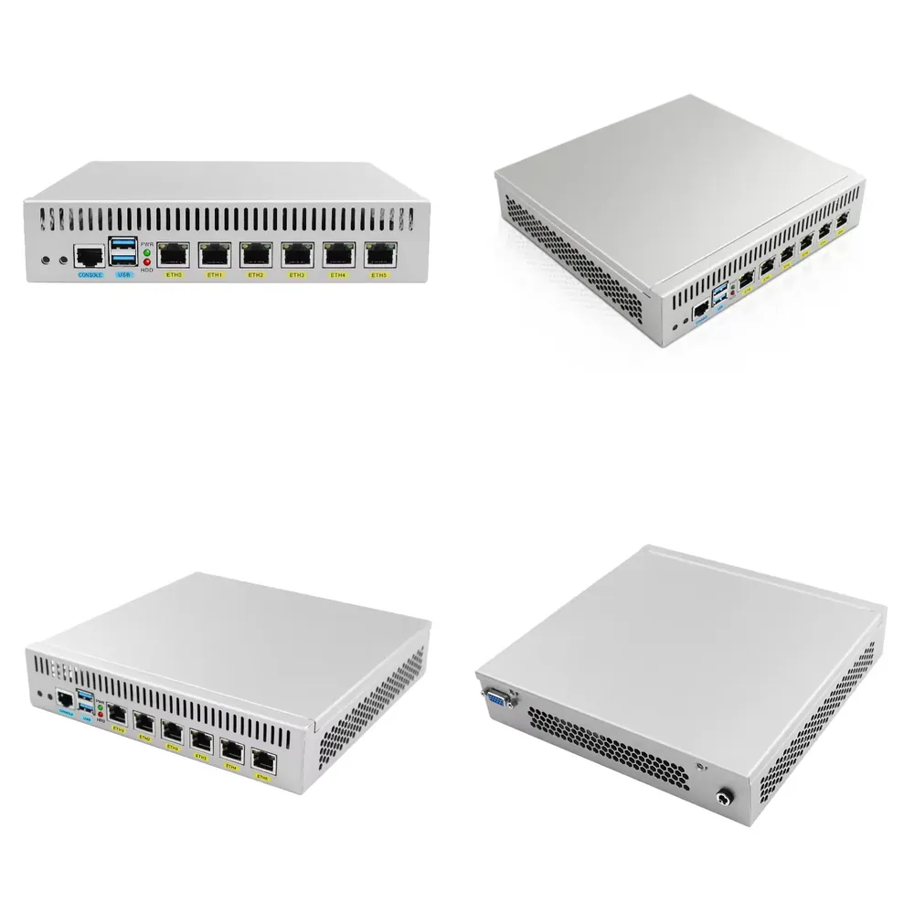 Pfsense Firewall Router 2.5G 4 I226 - جهاز جدار حماية J4125، كمبيوتر مصغر،