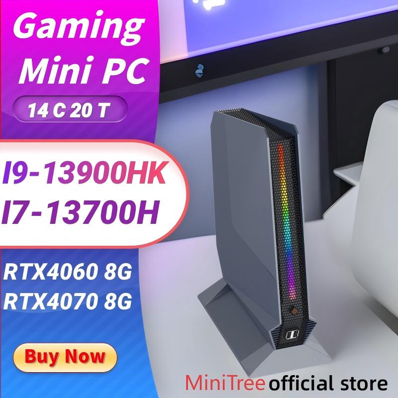Intel Core I9 13900H Mini Pc - كمبيوتر مكتبي صغير للألعاب والمكاتب، معالج