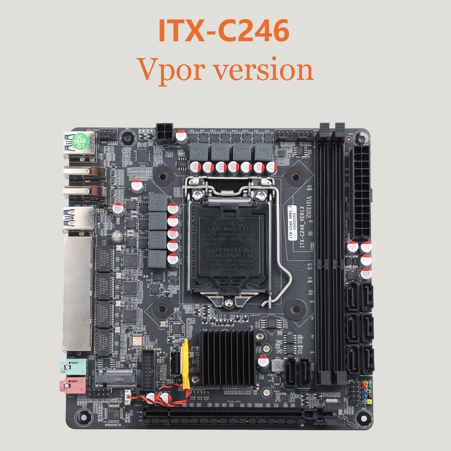 Nas Motherboard 8 Sata Mini Itx - لوحة أم C246 Mini-ITX مع 8