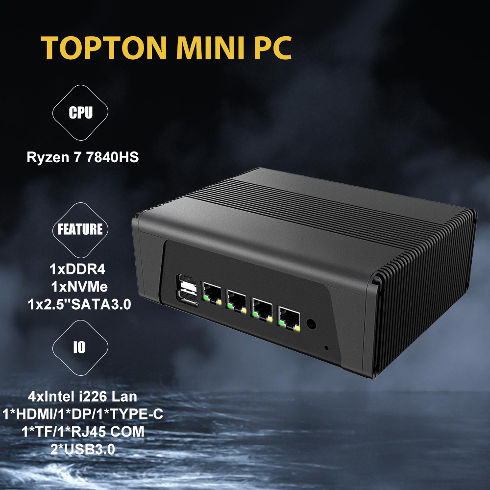 Amd Ryzen 7 7840Hs Mini Pc - جهاز توجيه صغير ناعم من Super