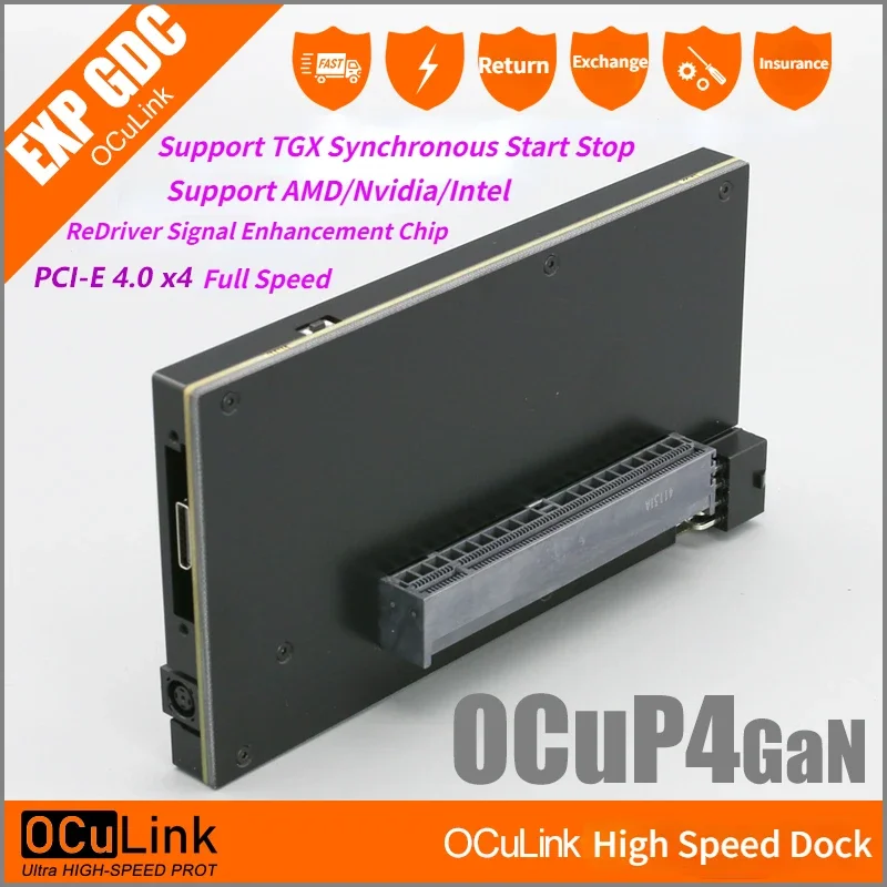 Oculink Egpu Mini Pc - علبة توصيل وحدة معالجة الرسومات OCuP4GaN