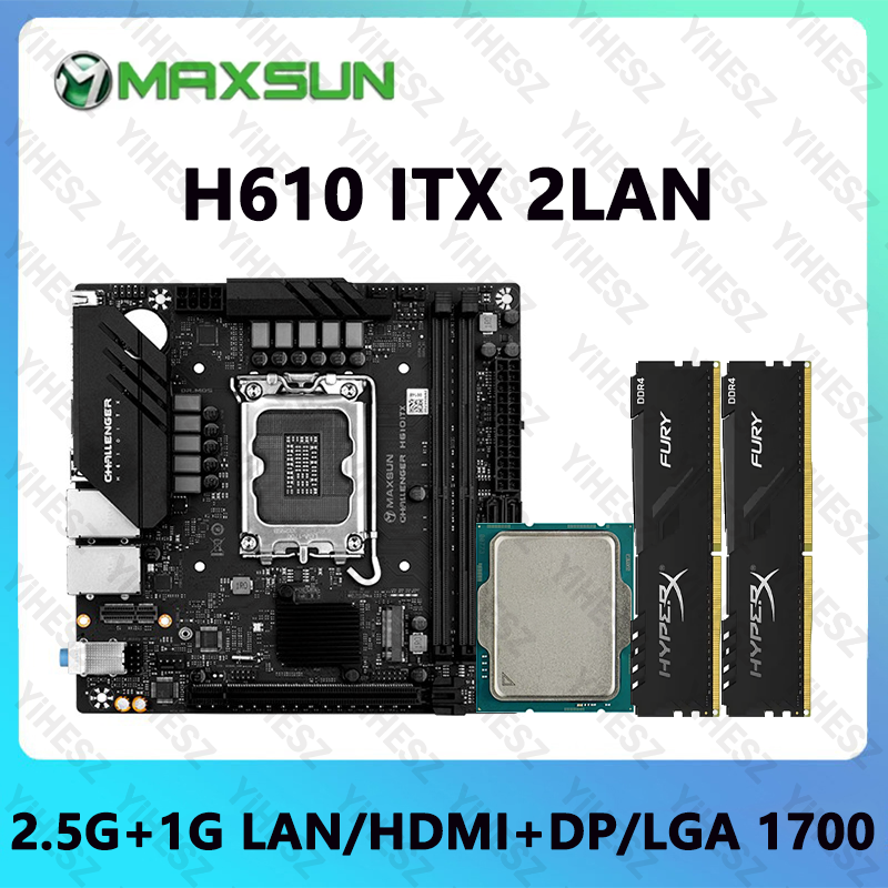 Lga1700 Itx Motherboard Ddr5 - مجموعة لوحة أم H610 ITX مع