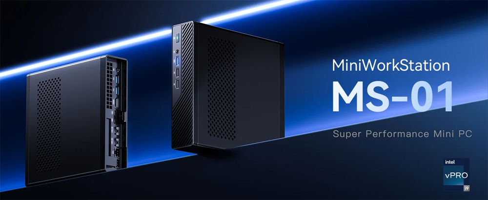 Intel Core I9 13900H Mini Pc - كمبيوتر صغير MINISFORUM MS-01 Intel i9