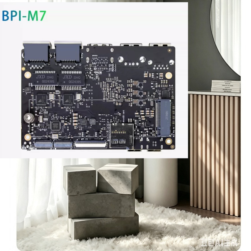 Rockchip Rk3588 Development Board - لوحة التطوير BananaPi BPI-M7 بمعالج RK3588