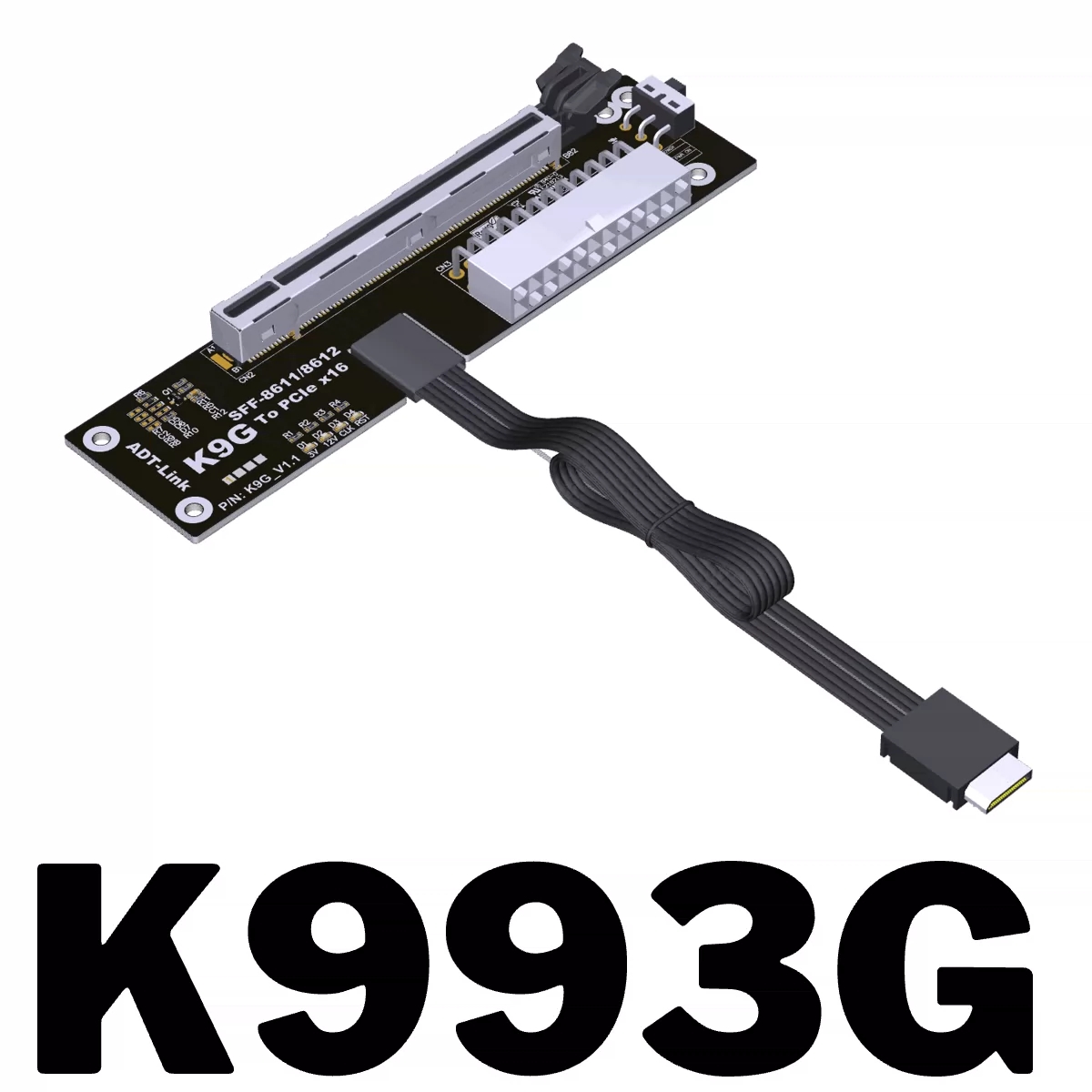 Oculink Egpu Mini Pc - محول K993G-BK7 PCI-E 5.0 x4 إلى