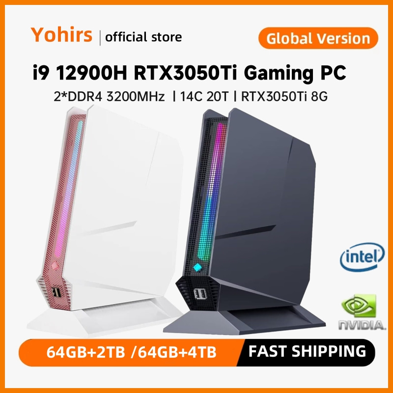 Intel Core I9 13900H Mini Pc - كمبيوتر مكتبي صغير للألعاب من الجيل