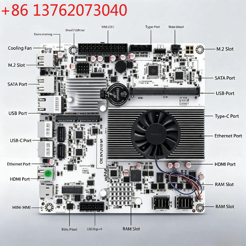 Nas Motherboard 8 Sata Mini Itx - لوحة أم Mini ITX NAS مع