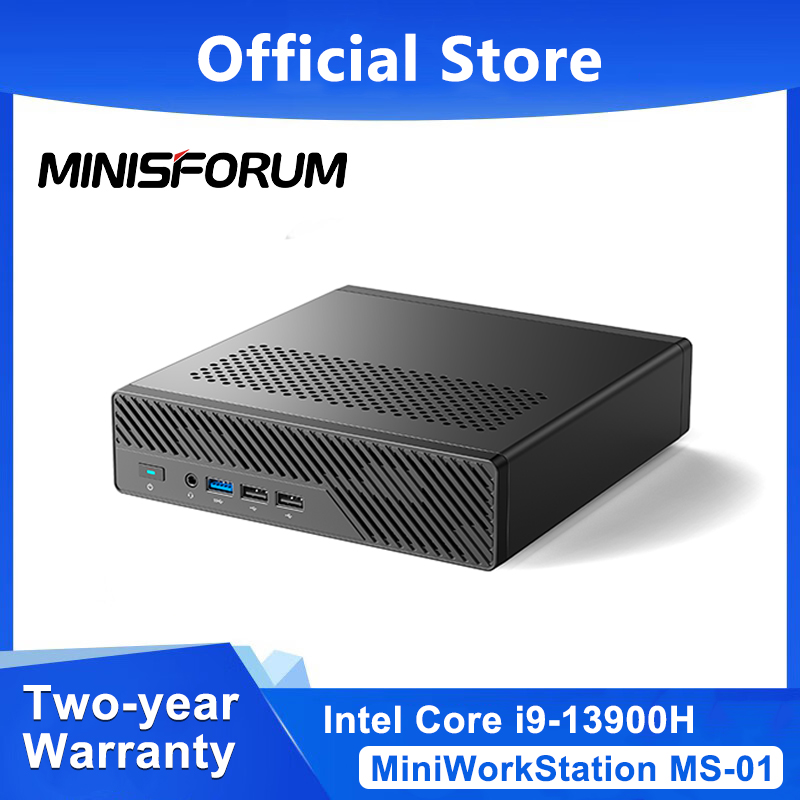 Intel Core I9 13900H Mini Pc - كمبيوتر صغير MINISFORUM MS-01 Intel Core