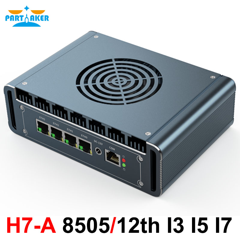 Pfsense Firewall Router 2.5G 4 I226 - كمبيوتر صغير لجدار الحماية 4 ×