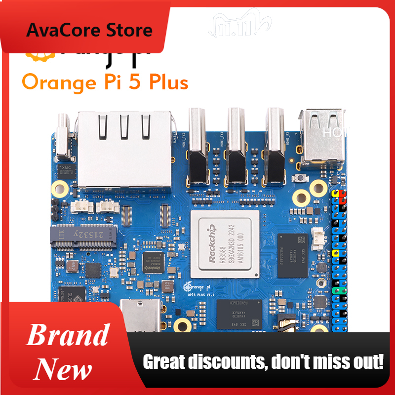 Orange Pi 5 Plus 16Gb - جهاز كمبيوتر أحادي اللوحة AvaCore Orange