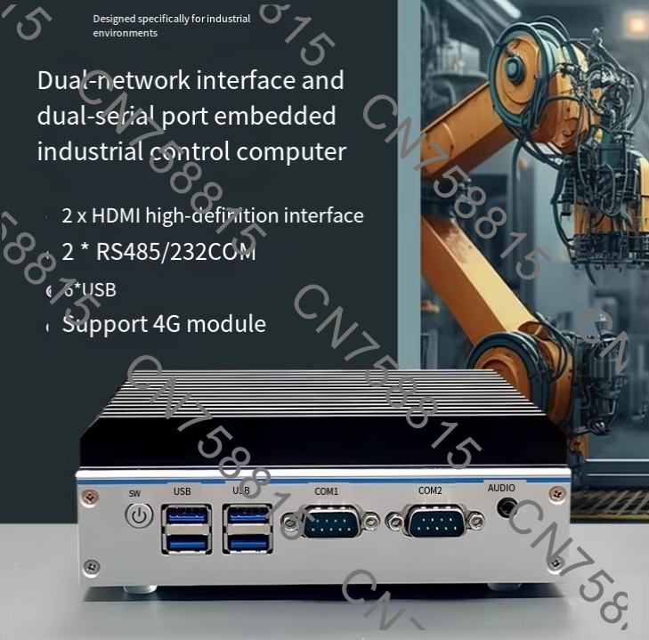 Fanless Industrial Pc Rs485 Core I7 - جهاز كمبيوتر صناعي مدمج بدون مروحة