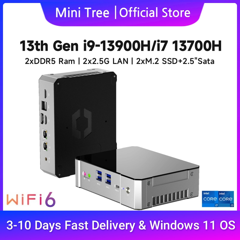 Intel Core I9 13900H Mini Pc - كمبيوتر ألعاب صغير من Gen 13th