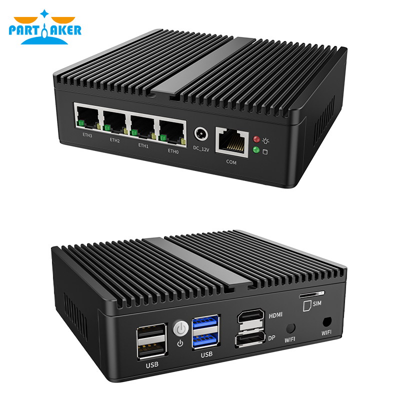 جهاز راوتر صغير Partaker Mini  - مراجعة Pfsense Firewall Router 2.5G 4 I226 وسعره