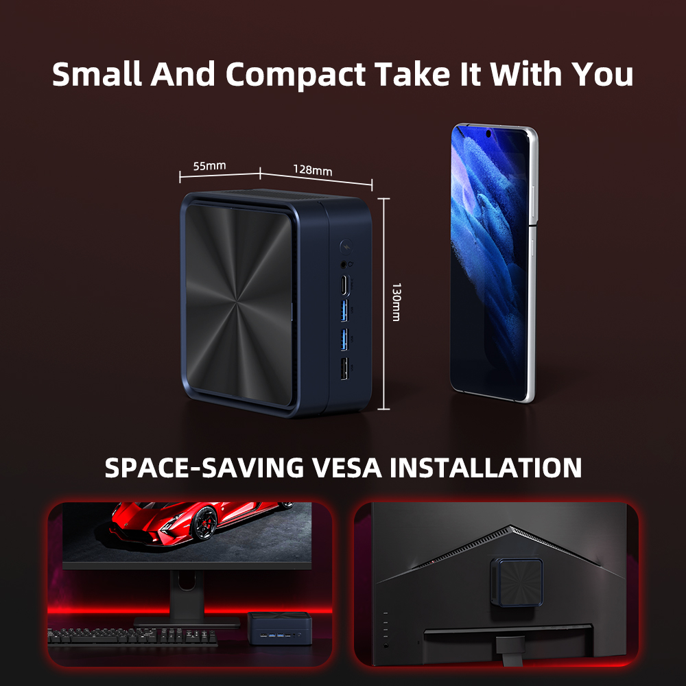 كمبيوتر مصغر بمعالج AMD Ryzen  - مراجعة Amd Ryzen 7 7840Hs Mini Pc وسعره