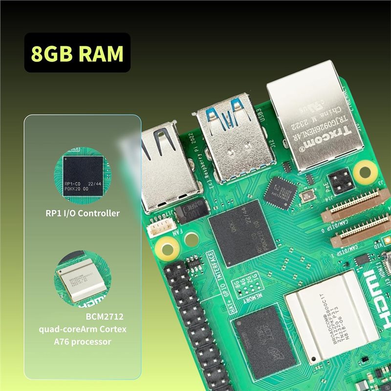 AS95-مجموعة أدوات إيراسبتك الأ - مراجعة Raspberry Pi 5 8Gb Board وسعره