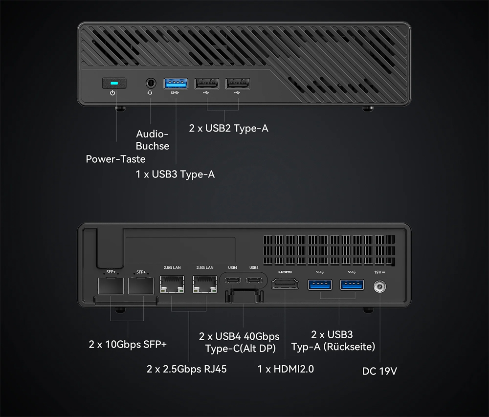 كمبيوتر صغير MINISFORUM MS-01  - مراجعة Intel Core I9 13900H Mini Pc وسعره