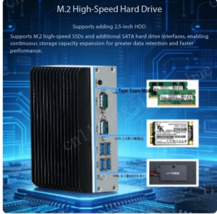 كمبيوتر صناعي مصغر - رباعي الن - مراجعة Fanless Industrial Pc Rs485 Core I7 وسعره