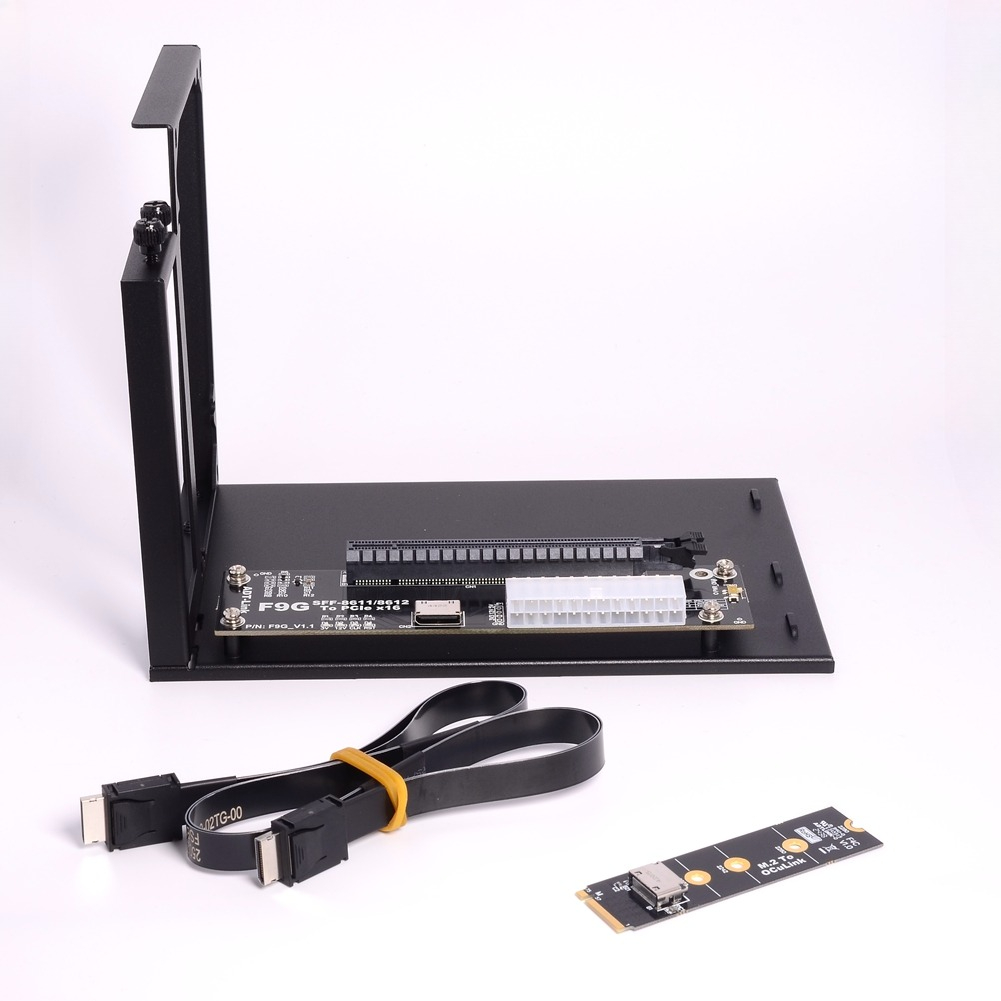 ADT PCIe 4.0 64Gbps OcuLink بط - مراجعة Oculink Egpu Mini Pc وسعره