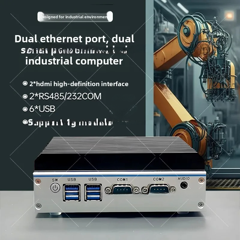 كمبيوتر صناعي صغير الحجم - معا - مراجعة Fanless Industrial Pc Rs485 Core I7 وسعره
