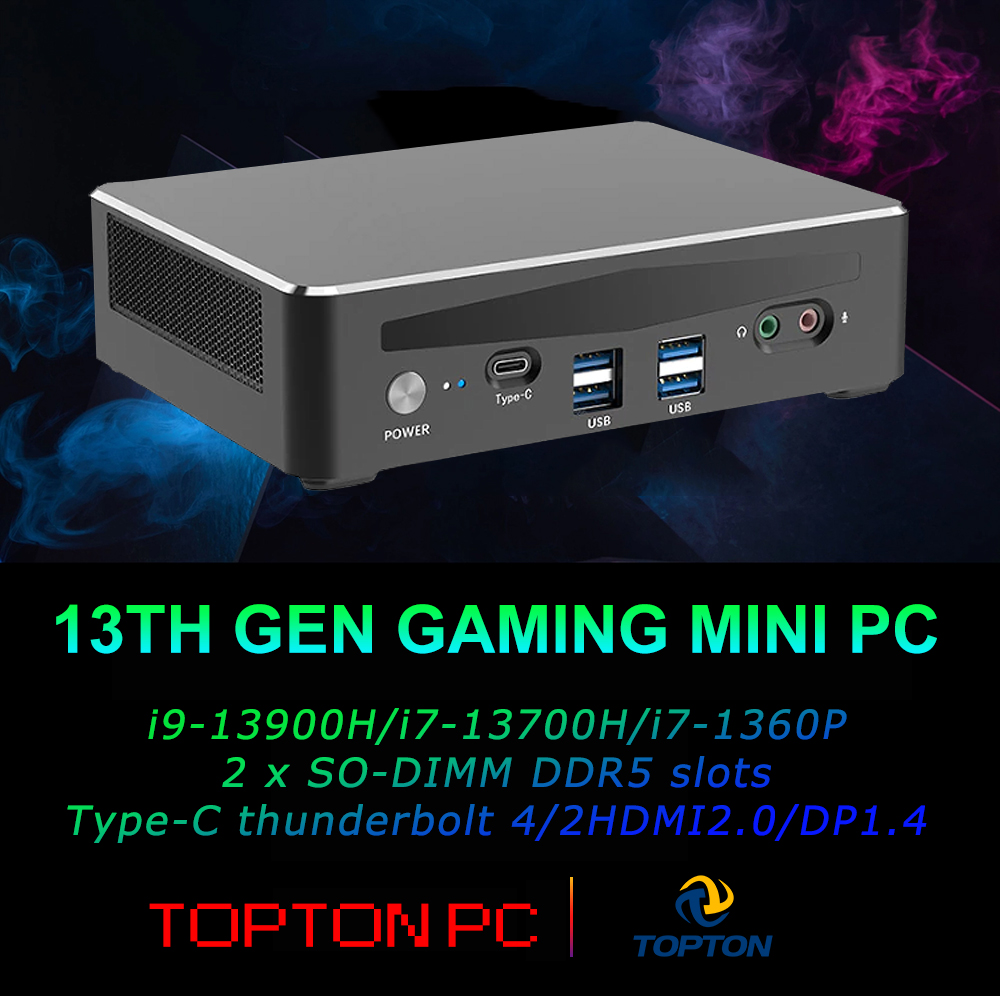 ألعاب كمبيوتر صغير 13th Gen Co - مراجعة Intel Core I9 13900H Mini Pc وسعره