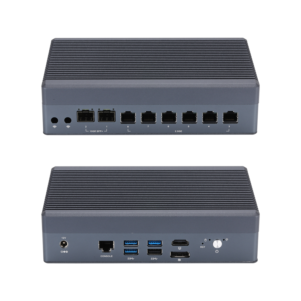 جهاز كمبيوتر صغير بدون ملحقات  - مراجعة Dual Lan 10G Sfp+ Mini Pc وسعره