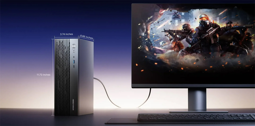 كمبيوتر ميني للألعاب من مينيسف - مراجعة Mini Pc Rtx 4060 Ddr5 وسعره