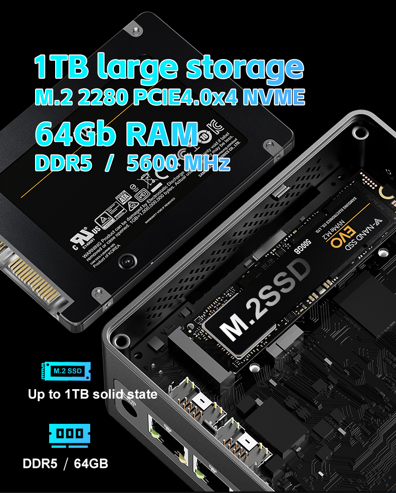 كمبيوتر مكتبي صغير جديد قابل ل - مراجعة Amd Ryzen 7 7840Hs Mini Pc وسعره