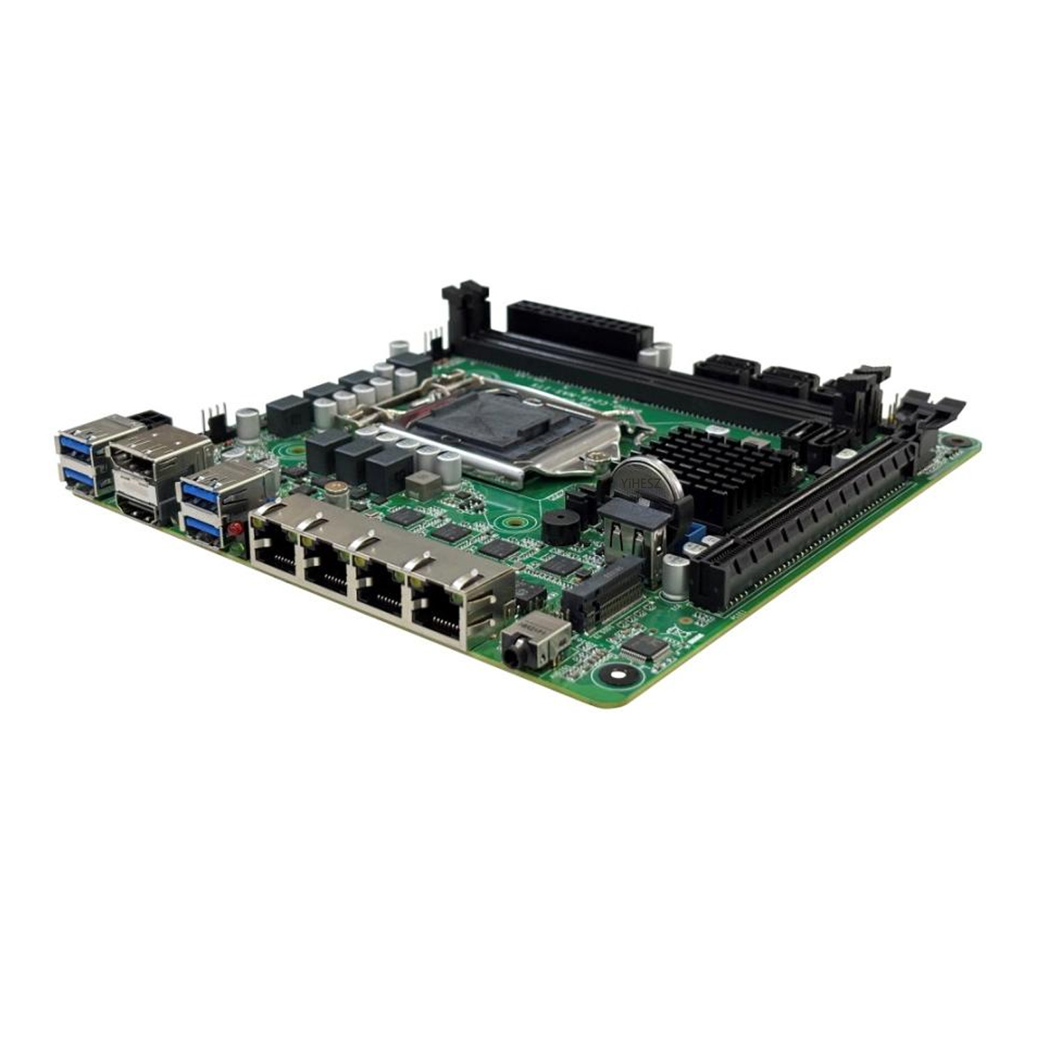 C246 8 SATA 8-Bays NAS اللوحة  - مراجعة Nas Motherboard 8 Sata Mini Itx وسعره