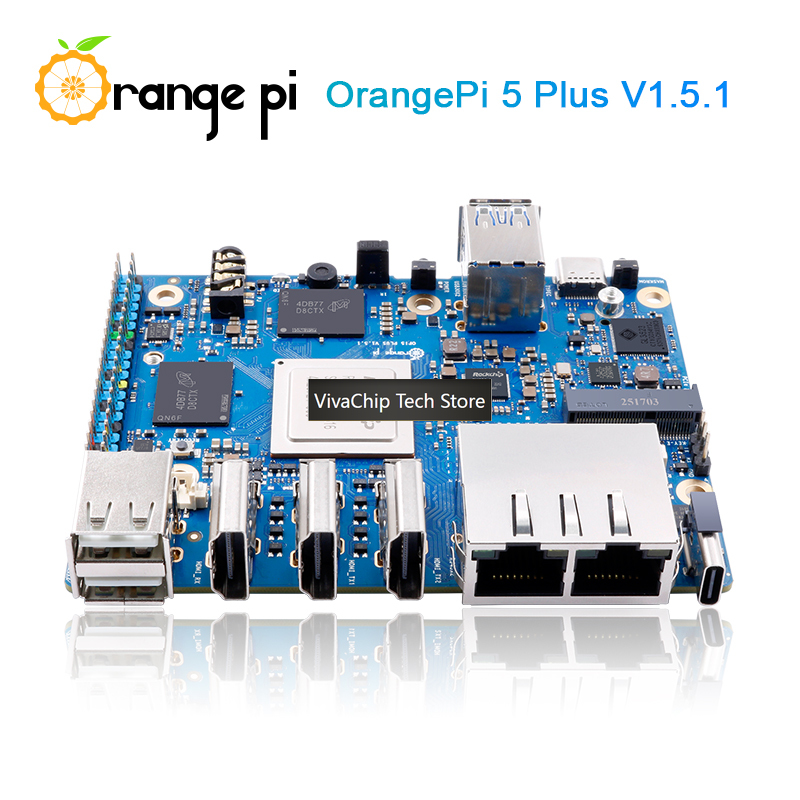 وحدة Orange Pi 5 Plus من VivaC - مراجعة Orange Pi 5 Plus 16Gb وسعره