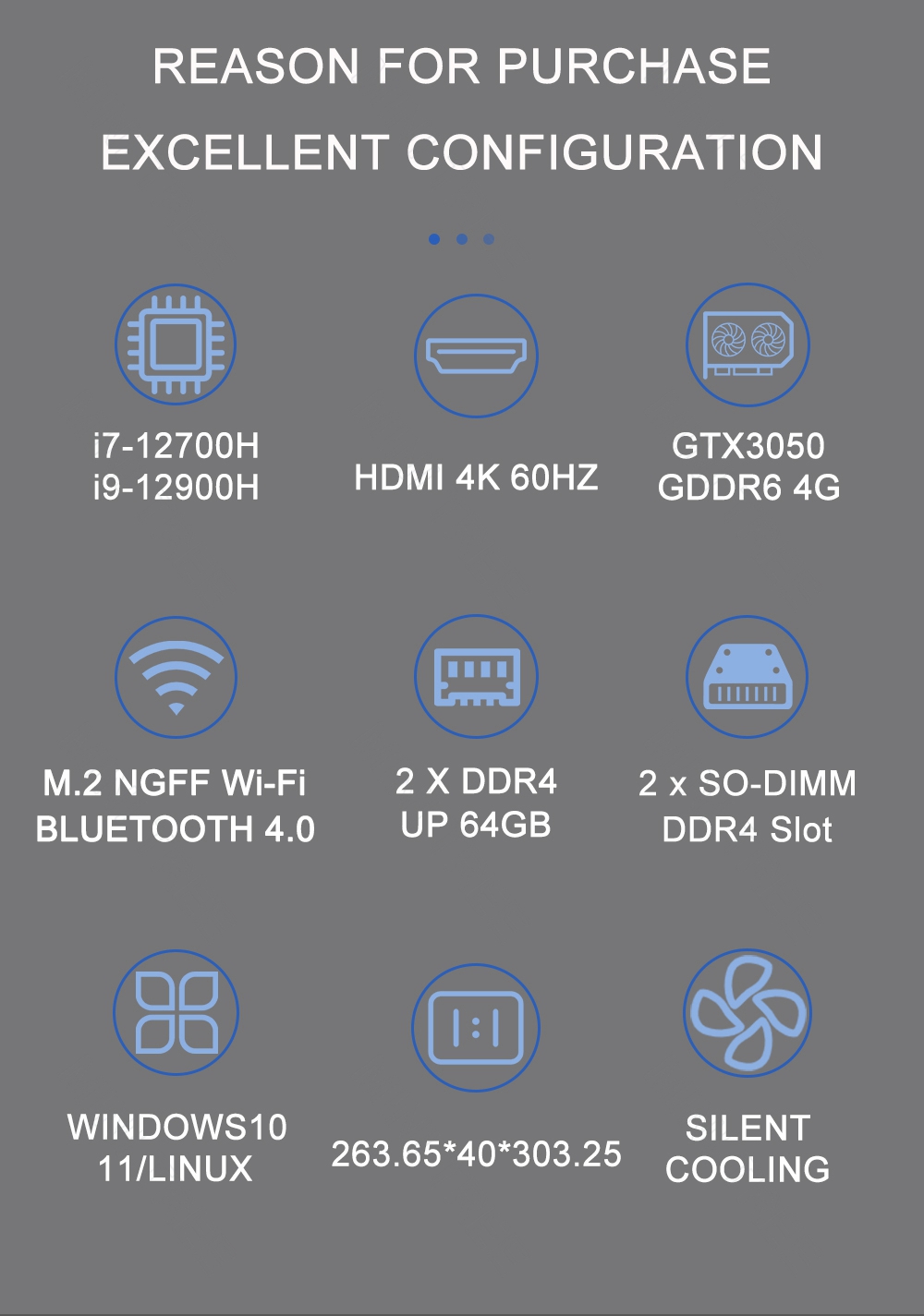 كمبيوتر مكتبي صغير للألعاب من  - مراجعة Intel Core I9 13900H Mini Pc وسعره