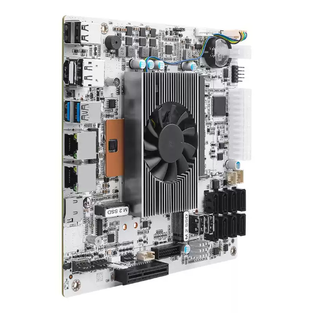 لوحة أم Mini-ITX بيضاء M11 NAS - مراجعة Nas Motherboard 8 Sata Mini Itx وسعره