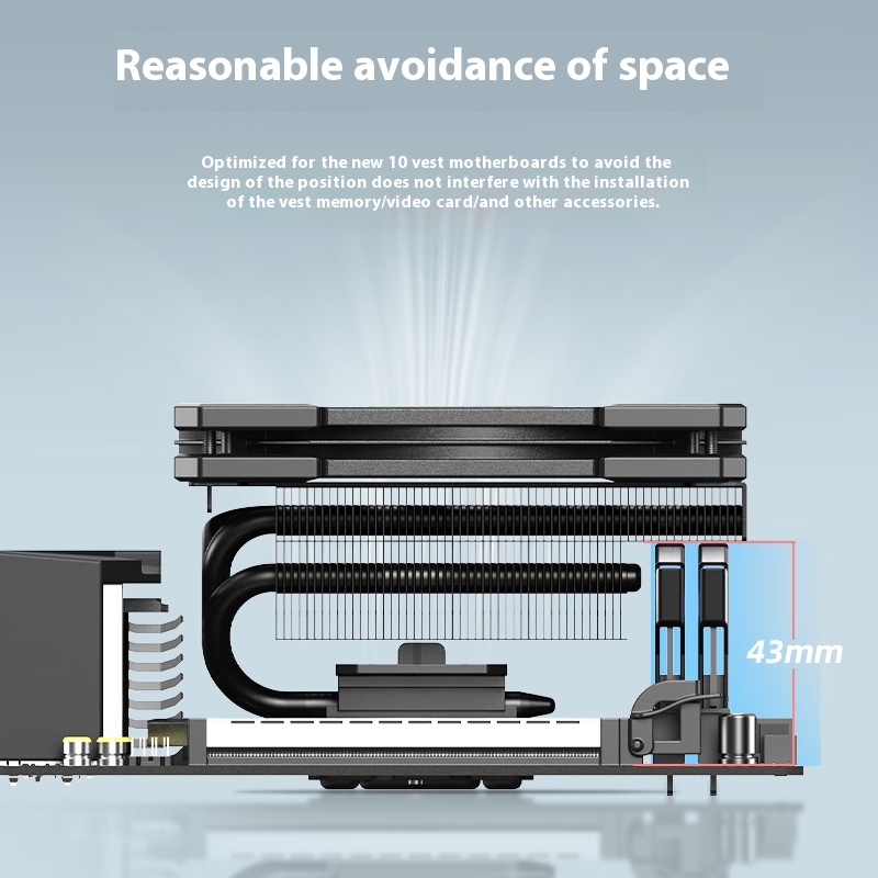 ID-COOLING IS-67-XT 6 أنابيب ح - مراجعة Lga1700 Itx Motherboard Ddr5 وسعره