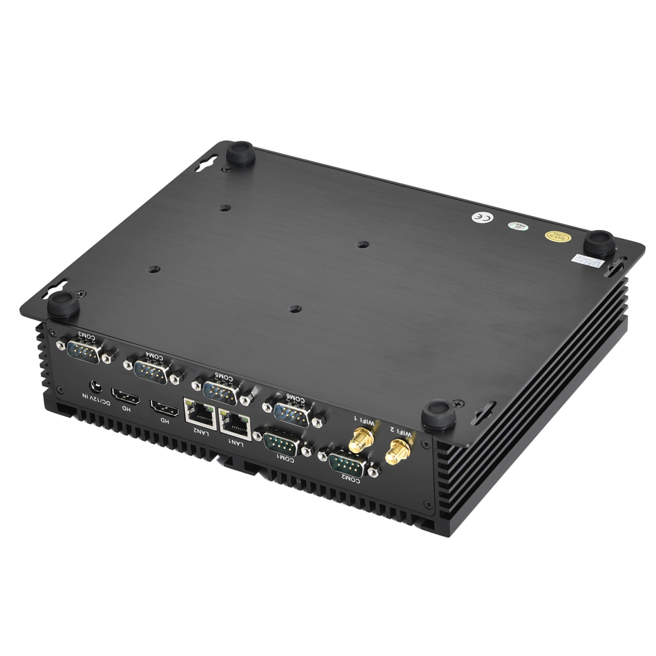 عرض كبير على الكمبيوتر الصناعي - مراجعة Fanless Industrial Pc Rs485 Core I7 وسعره
