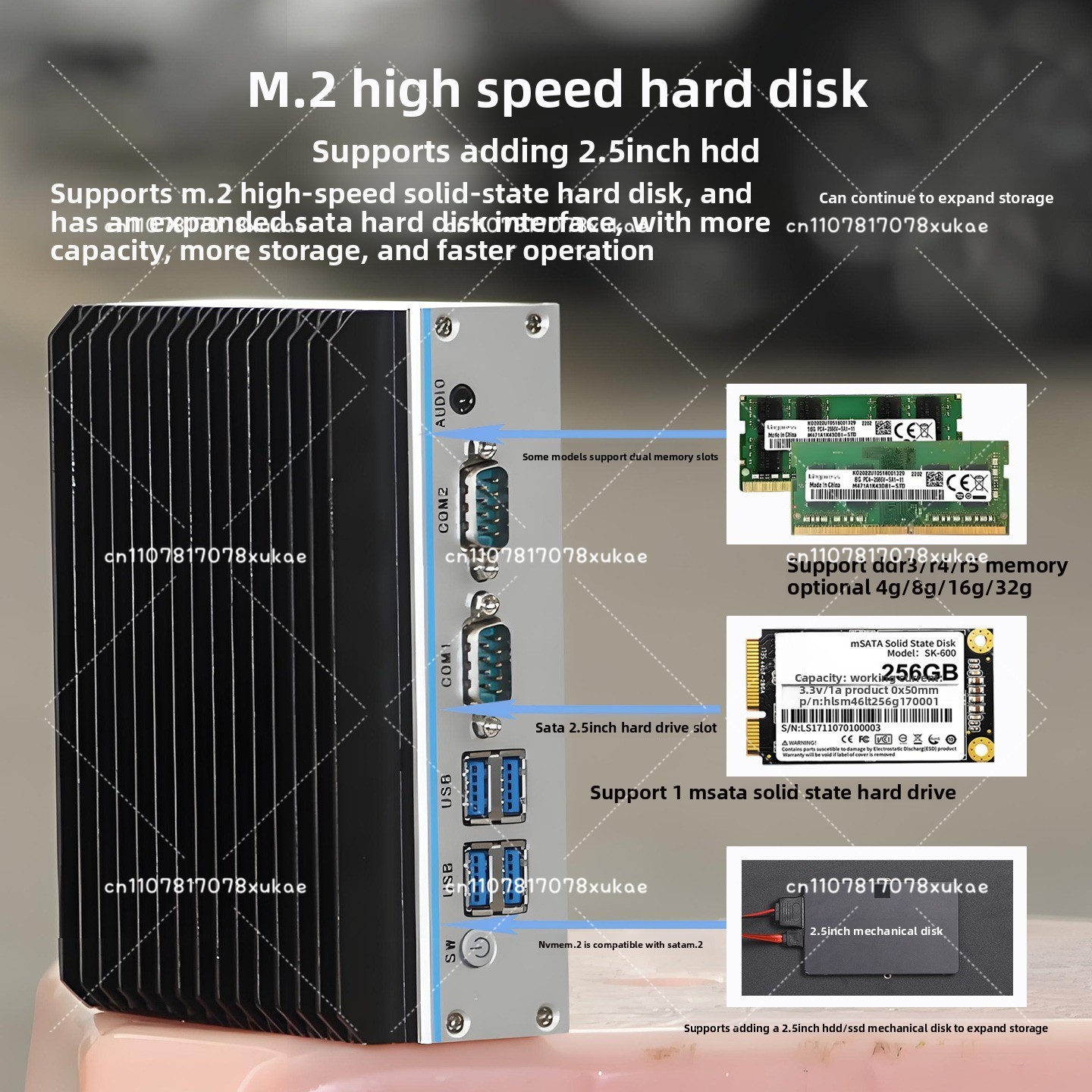 كمبيوتر صناعي مصغر - رباعي الن - مراجعة Fanless Industrial Pc Rs485 Core I7 وسعره