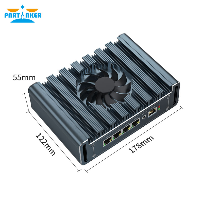 كمبيوتر صغير لجدار الحماية 4 × - مراجعة Pfsense Firewall Router 2.5G 4 I226 وسعره
