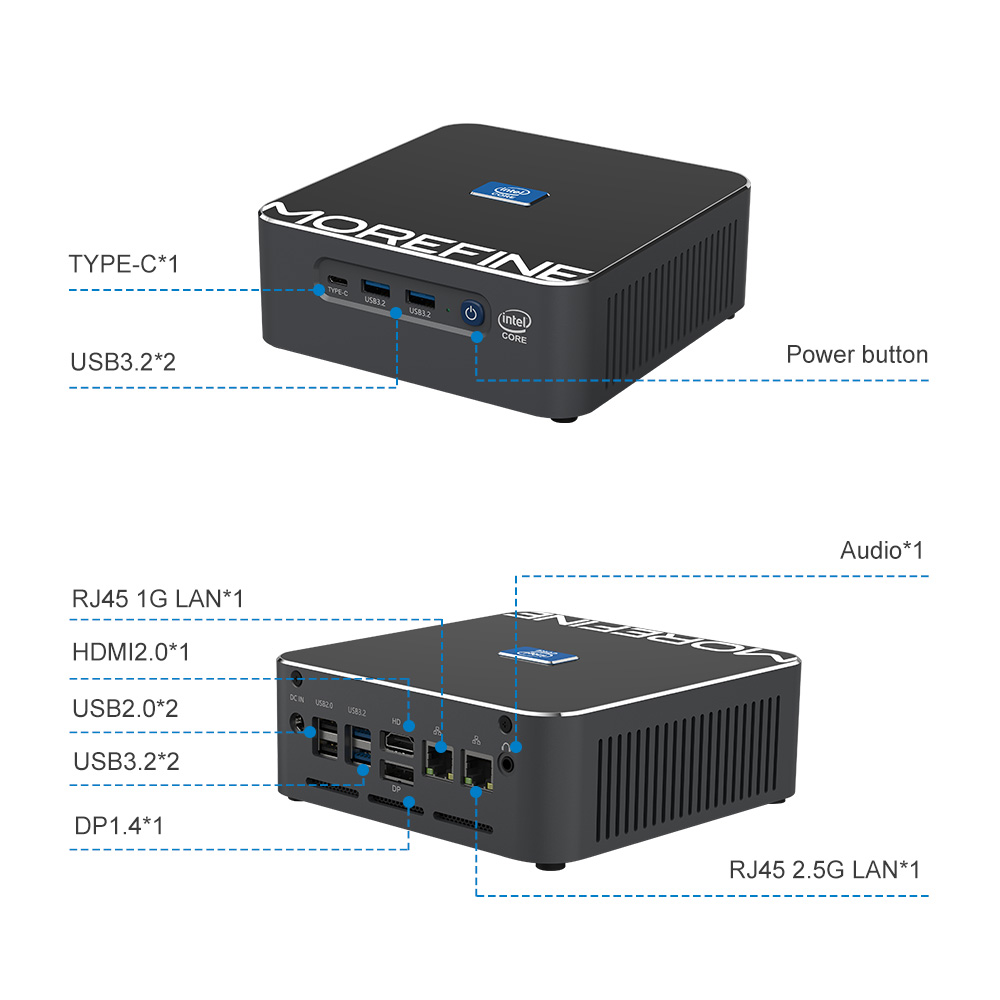 2025 كمبيوتر صغير Intel Core i - مراجعة Intel Core I9 13900H Mini Pc وسعره