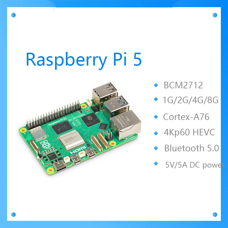 لوحة تطوير الذراع الرسمية الأص - مراجعة Raspberry Pi 5 8Gb Board وسعره