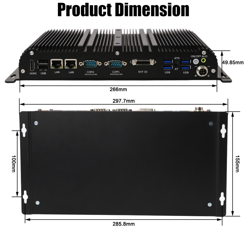 كمبيوتر صناعي متين بدون مروحة، - مراجعة Fanless Industrial Pc Rs485 Core I7 وسعره