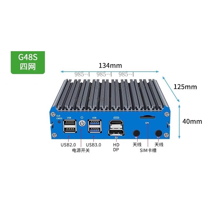 جهاز راوتر صغير G48S N100 مع ذ - مراجعة Pfsense Firewall Router 2.5G 4 I226 وسعره