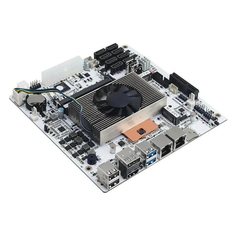 لوحة أم Mini‑ITX M11 NAS بيضاء - مراجعة Nas Motherboard 8 Sata Mini Itx وسعره