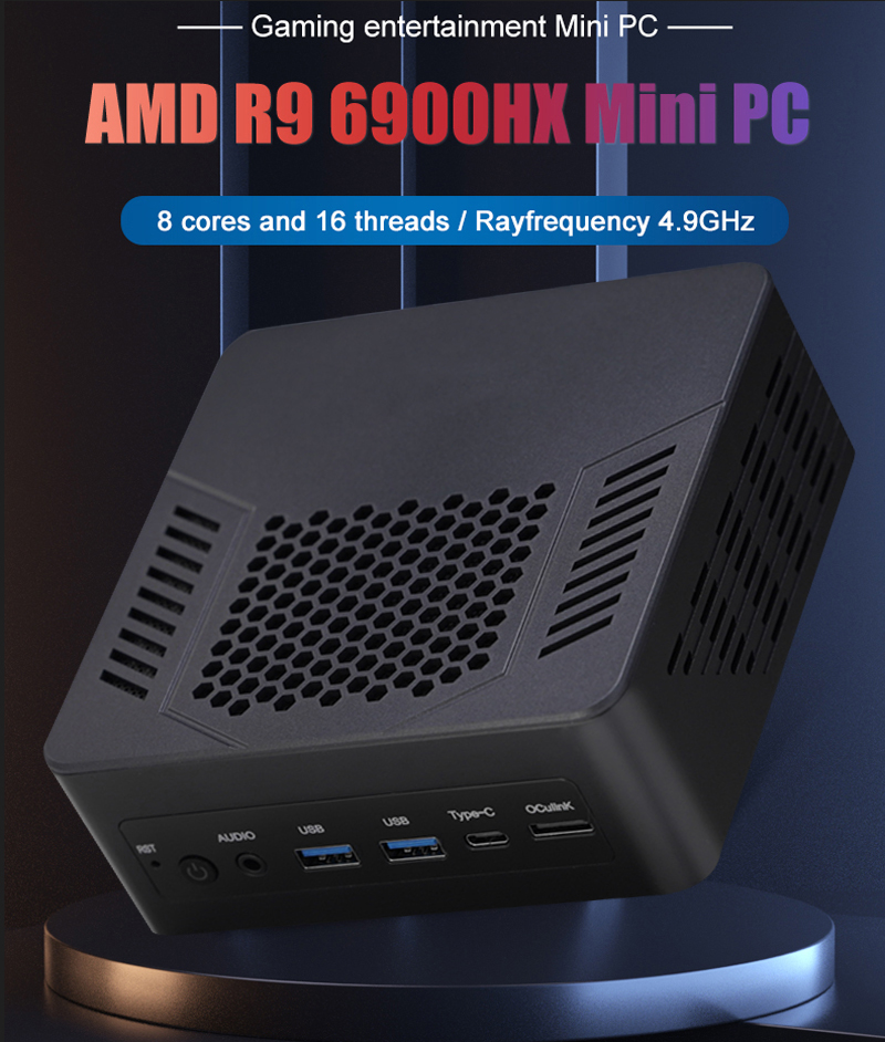 كمبيوتر مصغر Qculink مع معالج  - مراجعة Amd Ryzen 9 7940Hs 64Gb Mini Pc وسعره