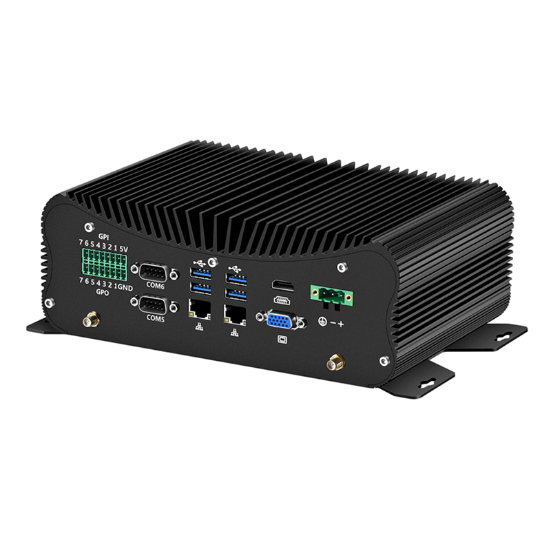 كمبيوتر صغير صناعي بدون مروحة  - مراجعة Fanless Industrial Pc Rs485 Core I7 وسعره